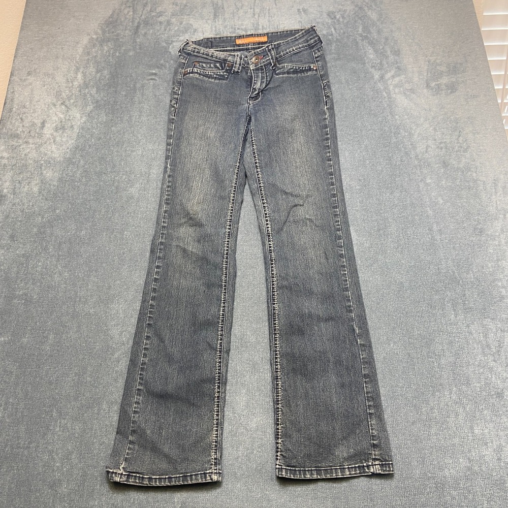 Xica Flared Jeans Womens 27 Blue Denim Medium Wash 5-Pockets Everyday Wear